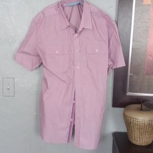 Banana Republic Non-iron Dress Shirt Purple XL